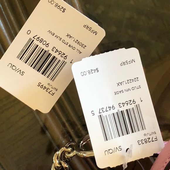 NWT Coach Disney Mini Studded sage handbag&wallet - Picture 5 of 8